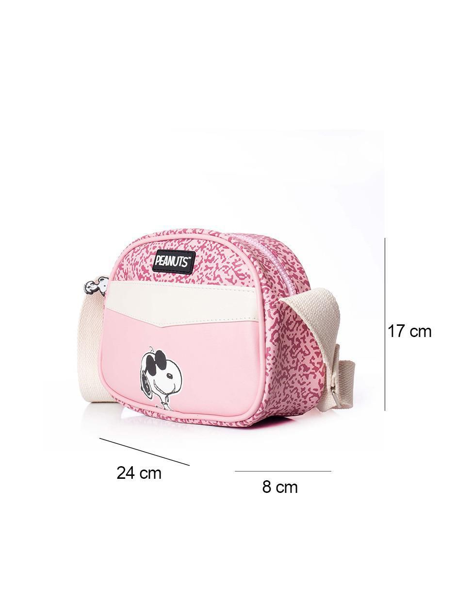 Bolsa crossbody Pink Varnish Snoopy para mujer 5