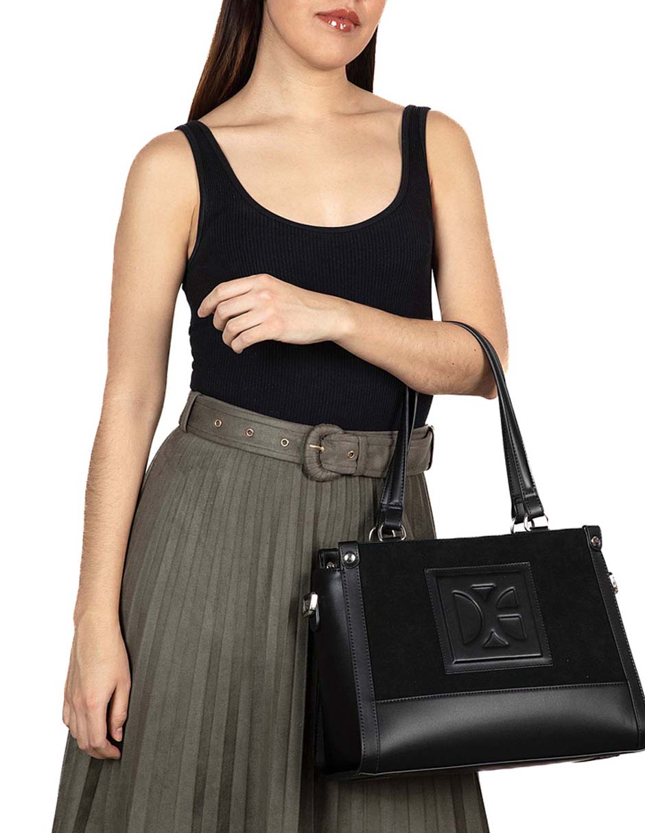 SATCHEL CLOE, NEGRO