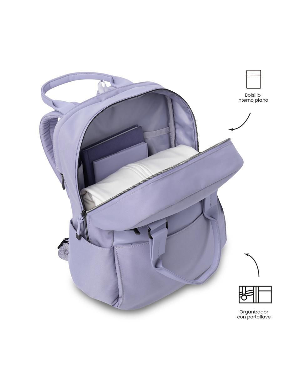 Mochila con portalaptop Toscana impermeable para mujer 6