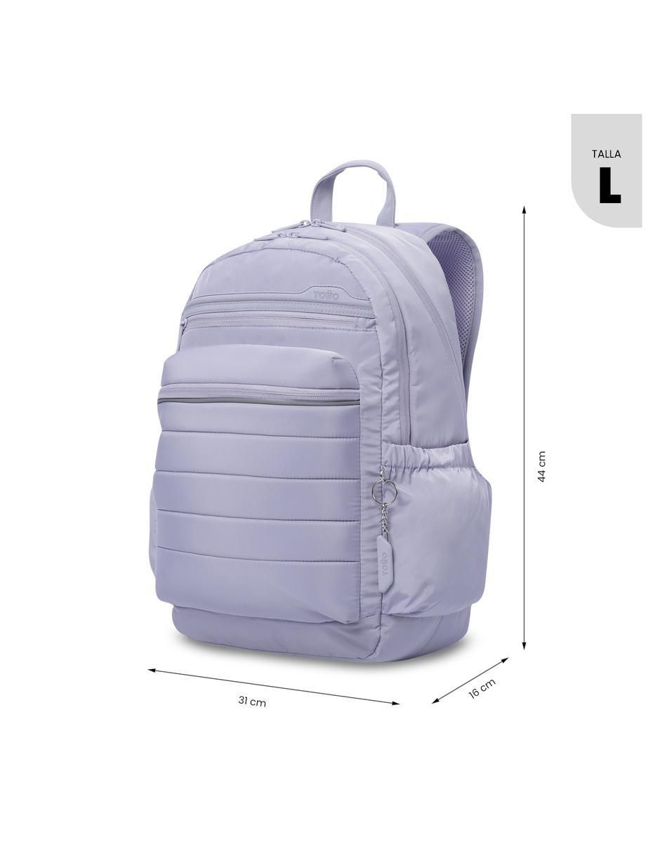 Mochila con portalaptop Plaine impermeable para mujer 8
