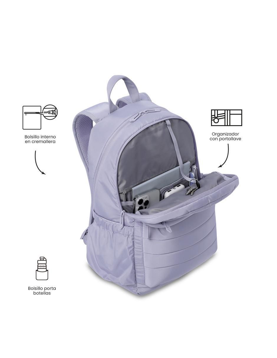 Mochila con portalaptop Plaine impermeable para mujer 5