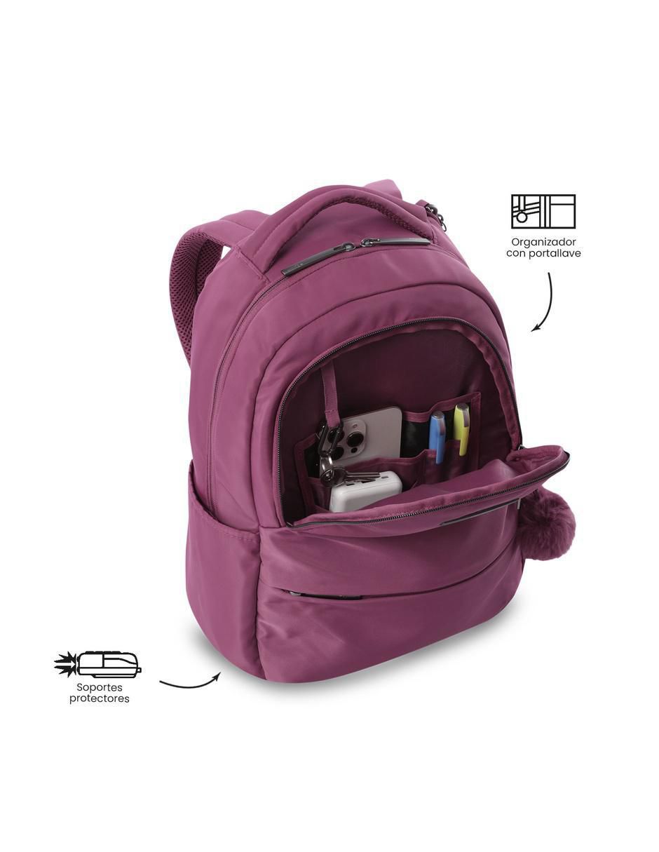 Mochila con portalaptop Adelaide impermeable para mujer 4