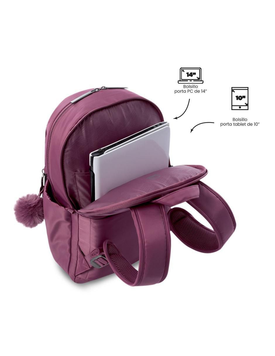 Mochila con portalaptop Adelaide impermeable para mujer 4