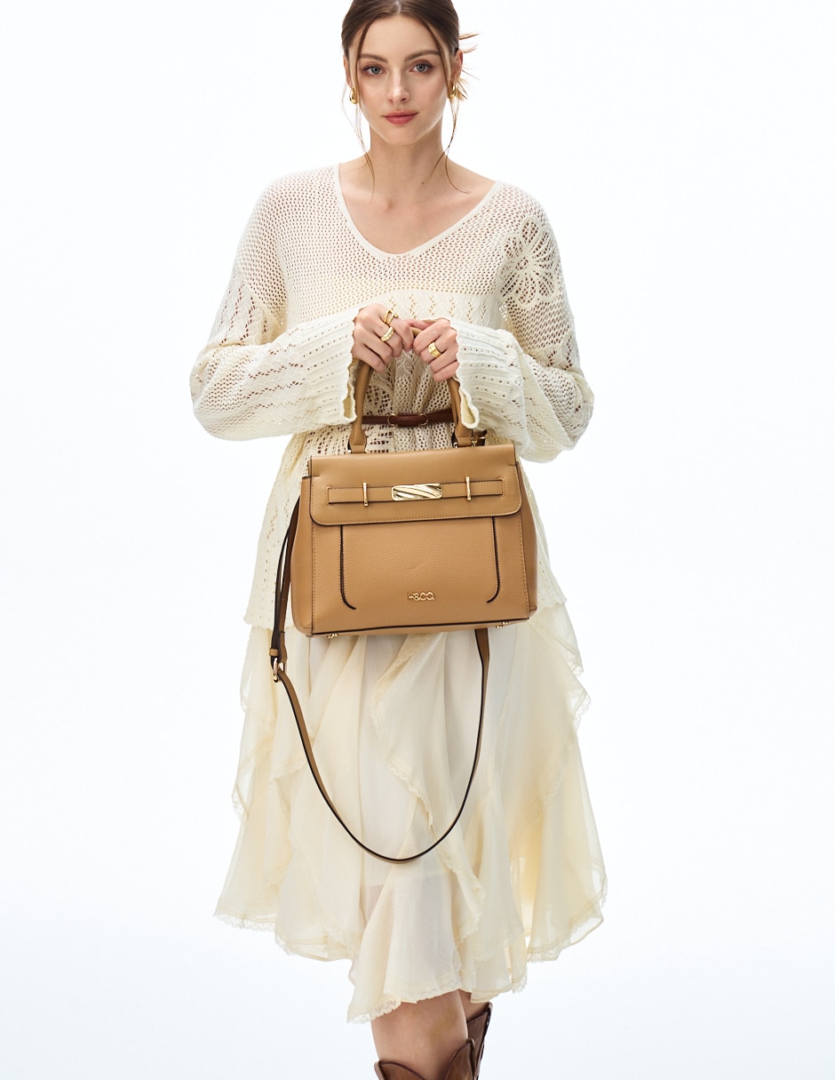 Bolsa satchel Montserrat para mujer 5