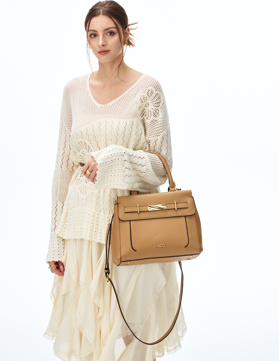 Bolsa satchel Montserrat para mujer 6