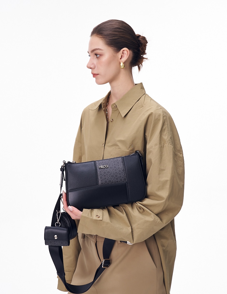 CROSSBODY H&CO, NEGRO