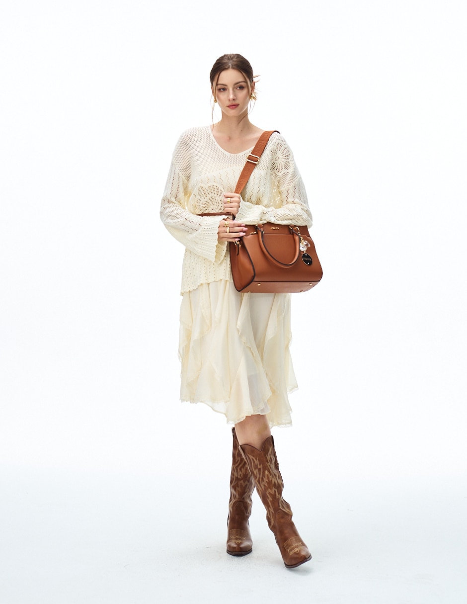 Bolsa satchel Ariadna para mujer 8