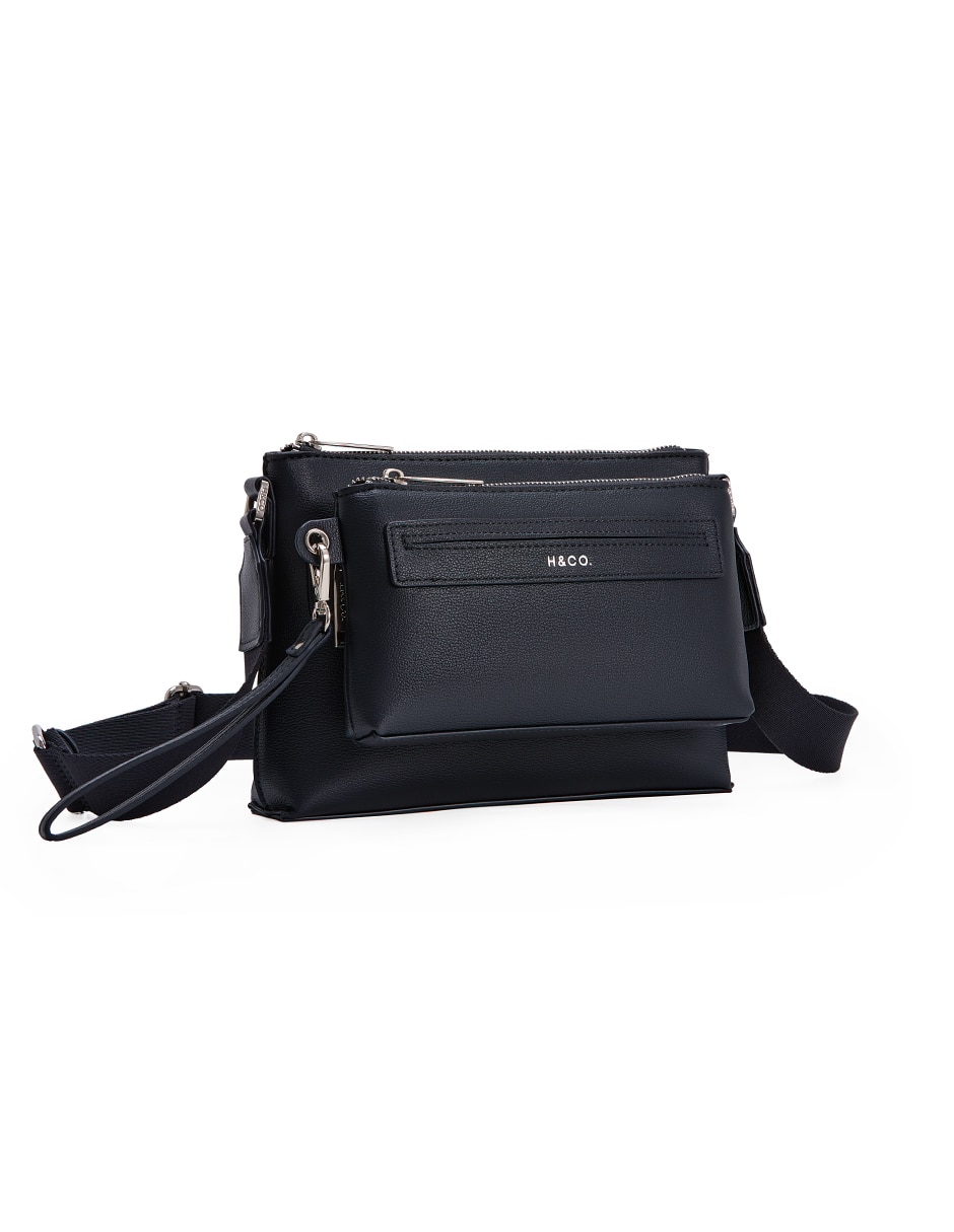 CROSSBODY H&CO, AZUL MARINO