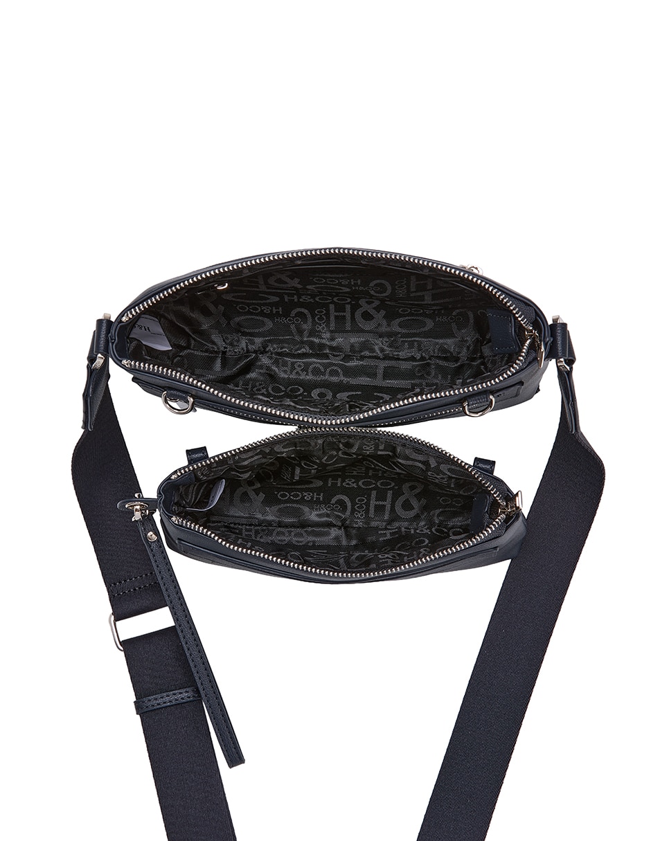 CROSSBODY H&CO, AZUL MARINO