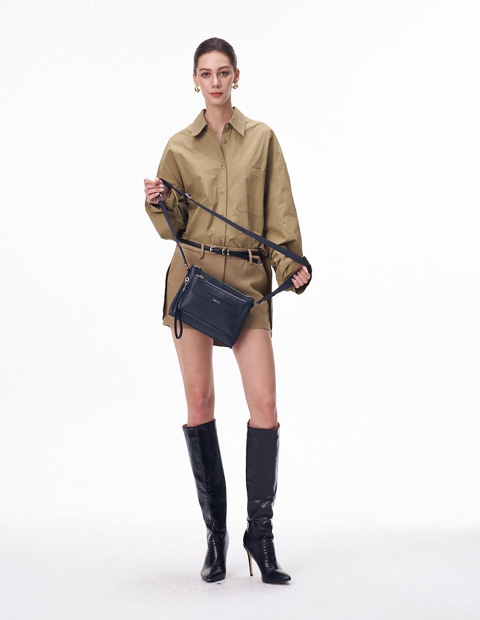 CROSSBODY H&CO, AZUL MARINO