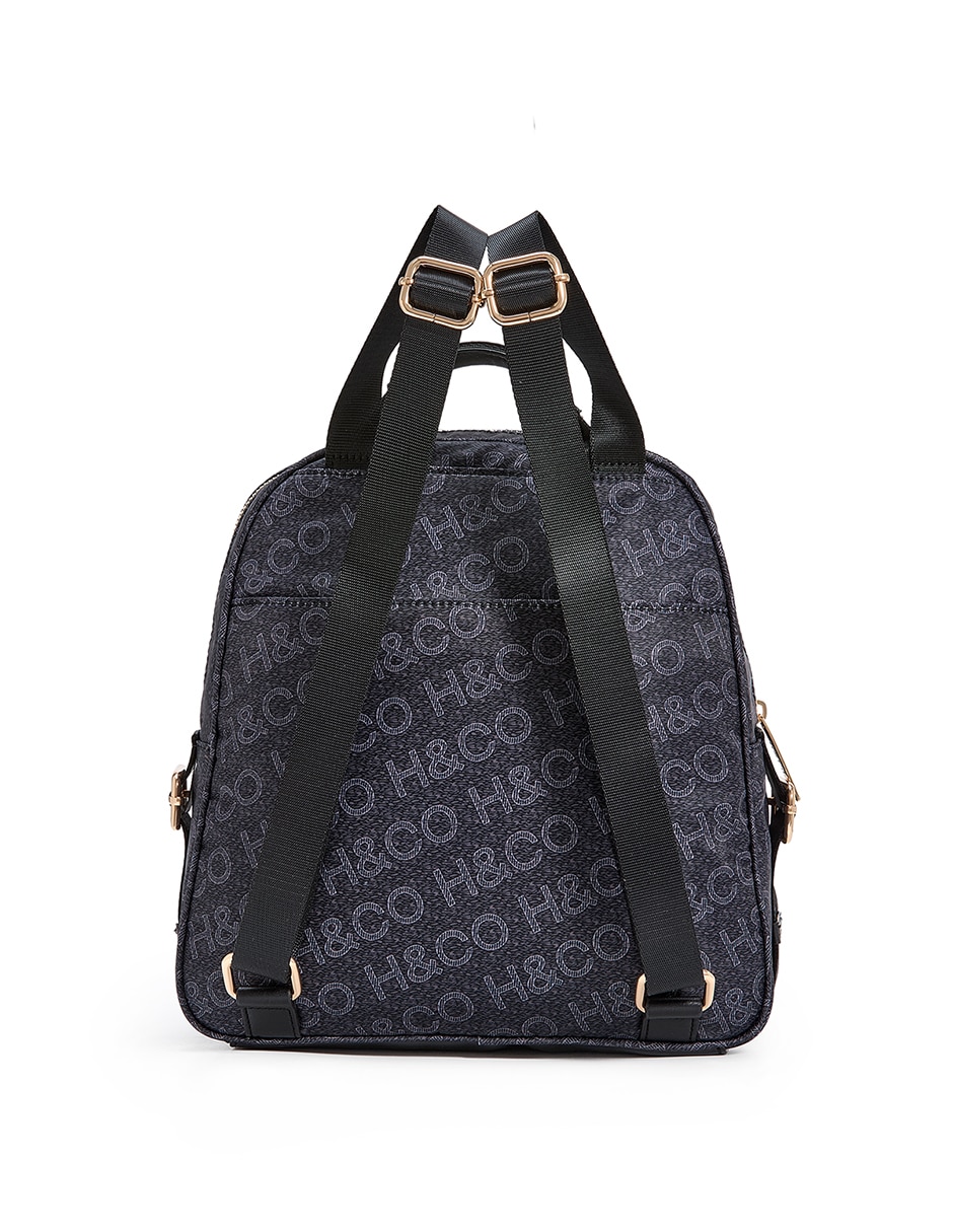 MOCHILA H&CO BACKPACK 7734, NEGRO