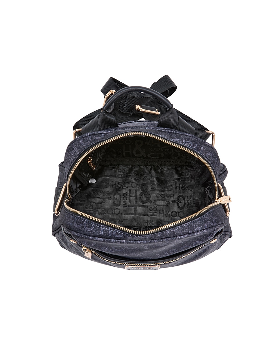 MOCHILA H&CO BACKPACK 7734, NEGRO