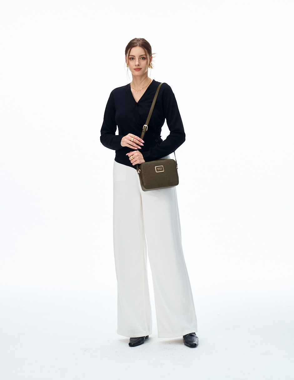 CROSSBODY H&CO, VERDE OLIVO