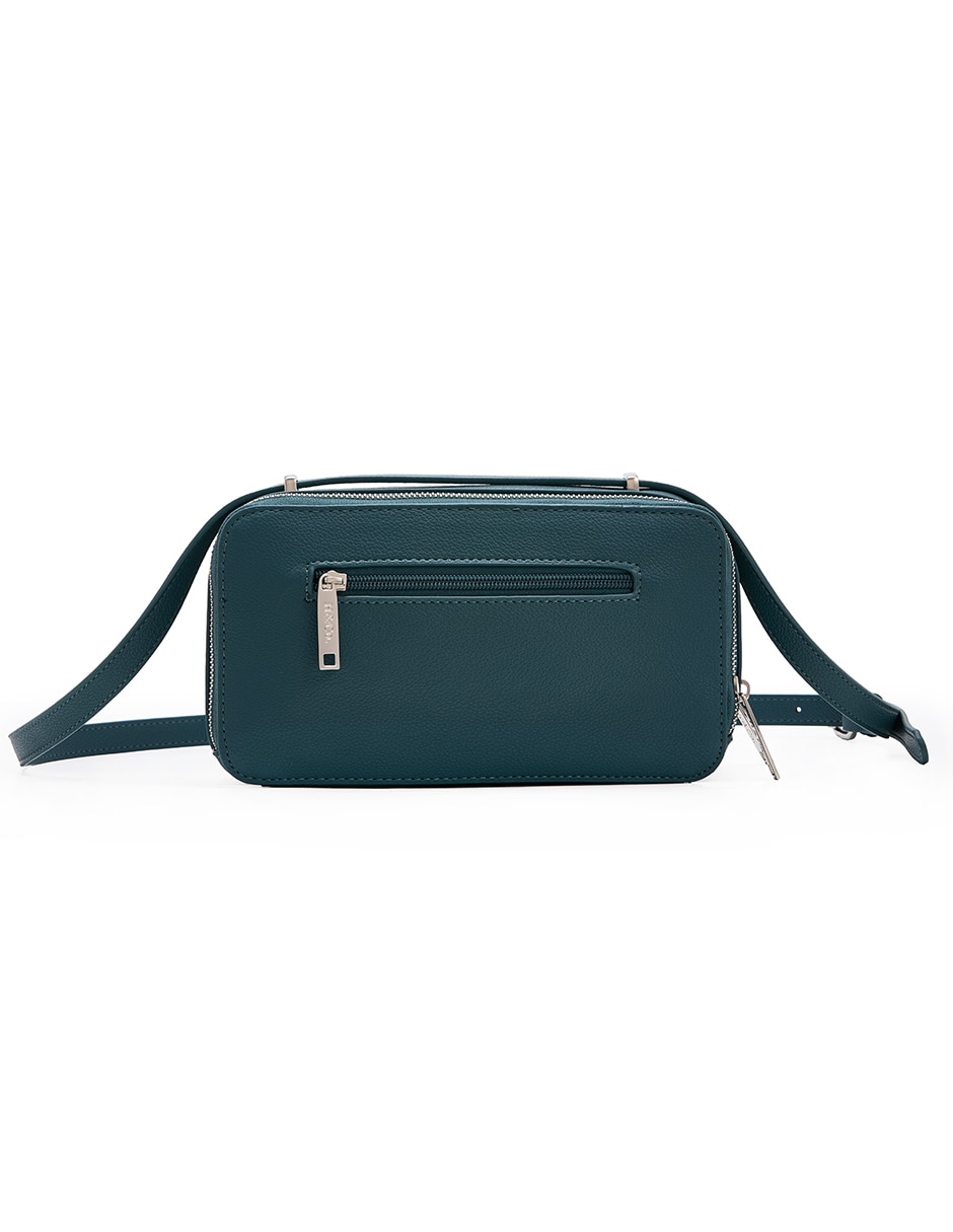 CROSSBODY H&CO, VERDE AZULADO