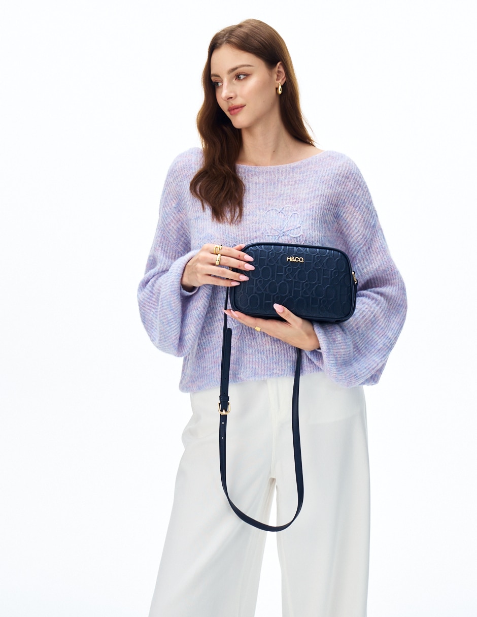 CROSSBODY H&CO, AZUL MARINO