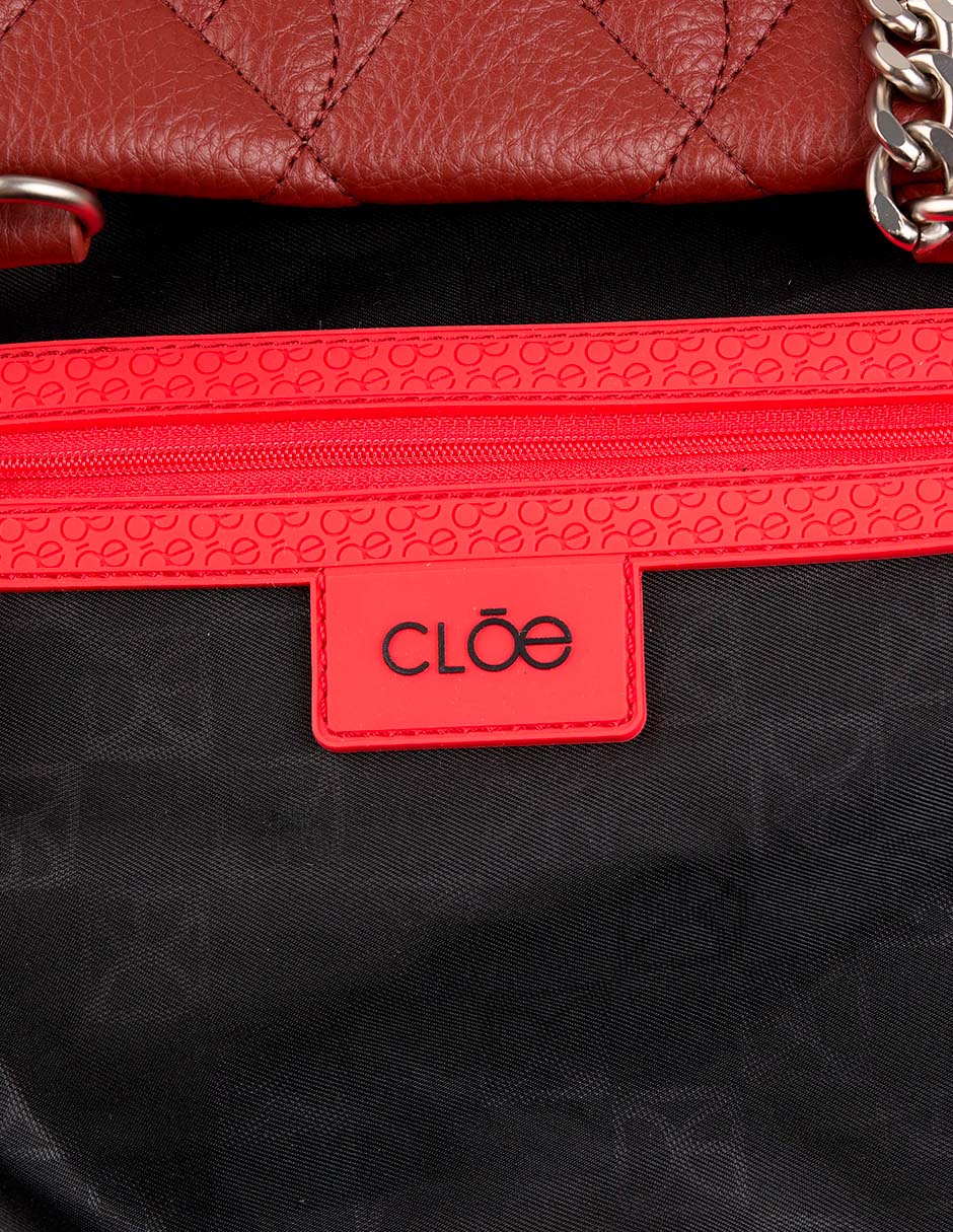 TOTE CLOE, ROJO