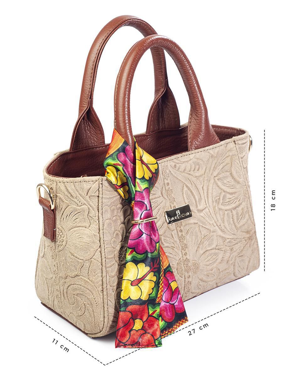 Bolsa crossbody Beatriz de piel para mujer 6