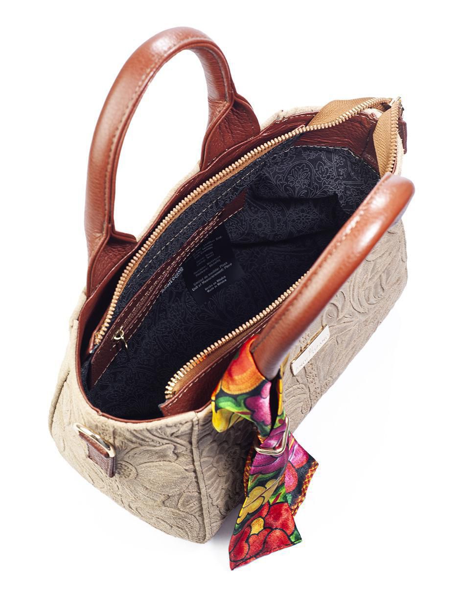 Bolsa crossbody Beatriz de piel para mujer 4