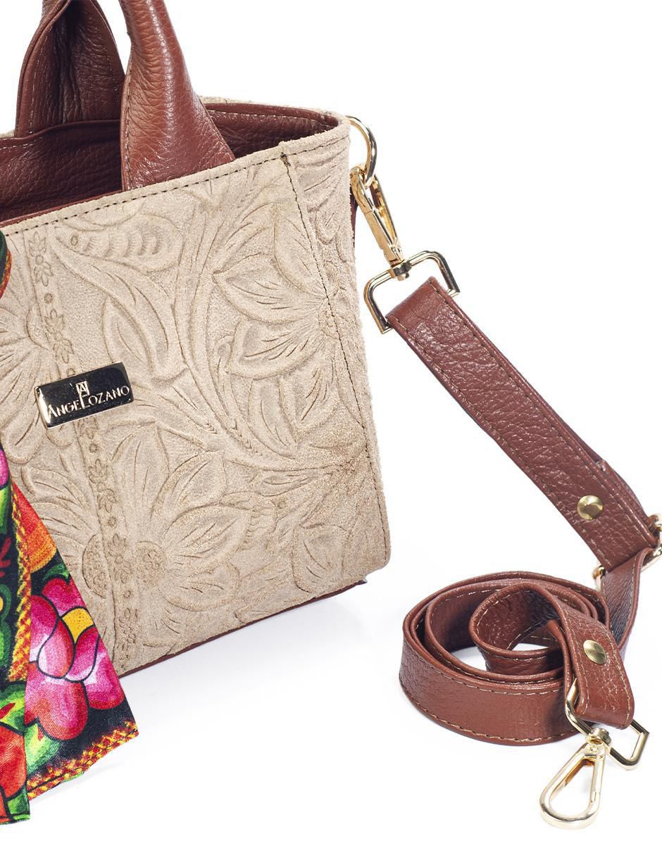 Bolsa crossbody Beatriz de piel para mujer 5