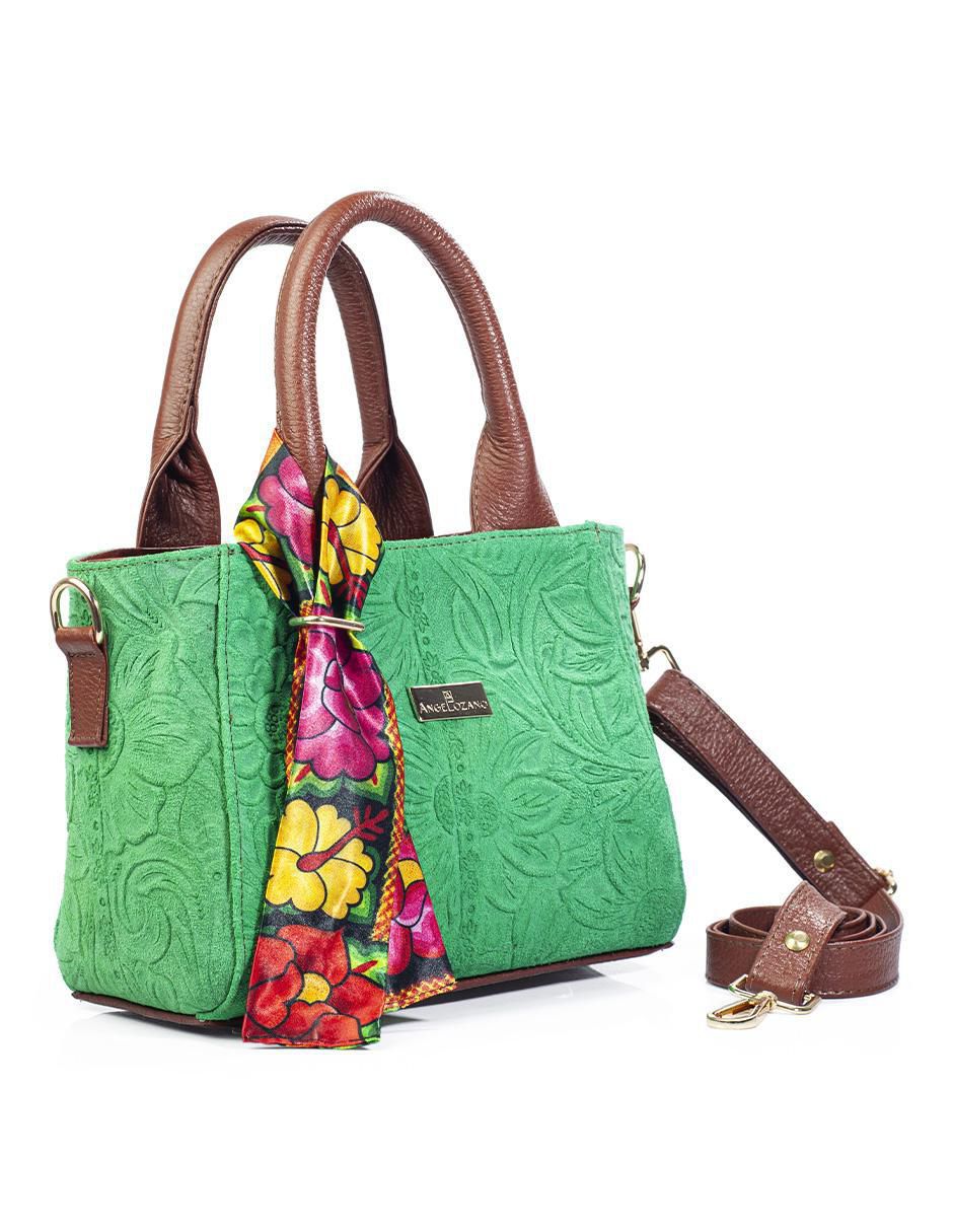 Bolsa crossbody Beatriz de piel para mujer 2