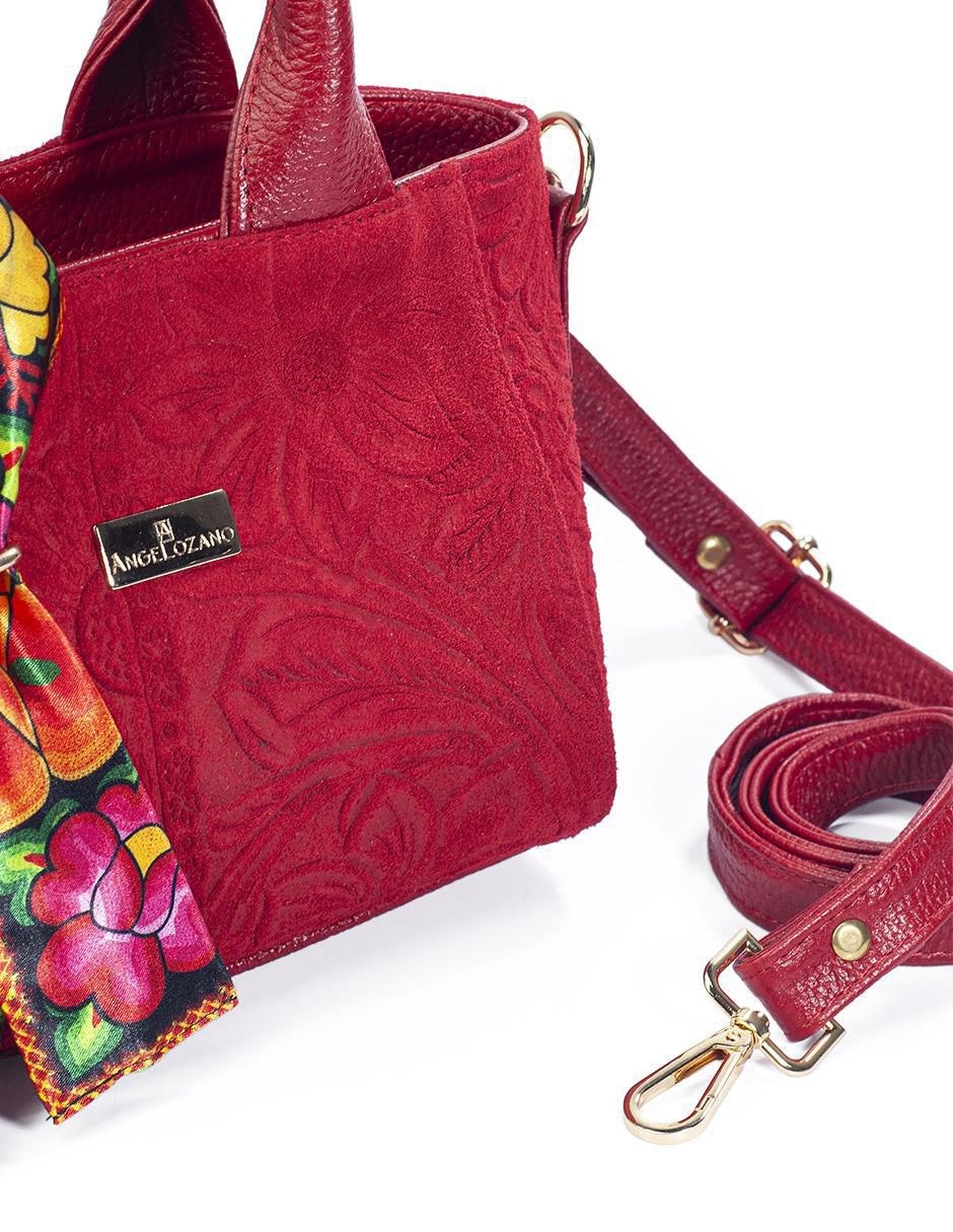 Bolsa crossbody Beatriz de piel para mujer 6