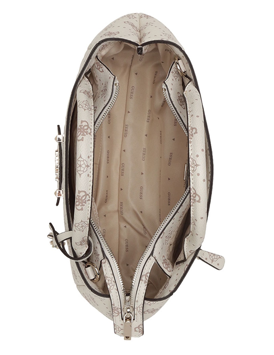 SATCHEL GUESS, BEIGE