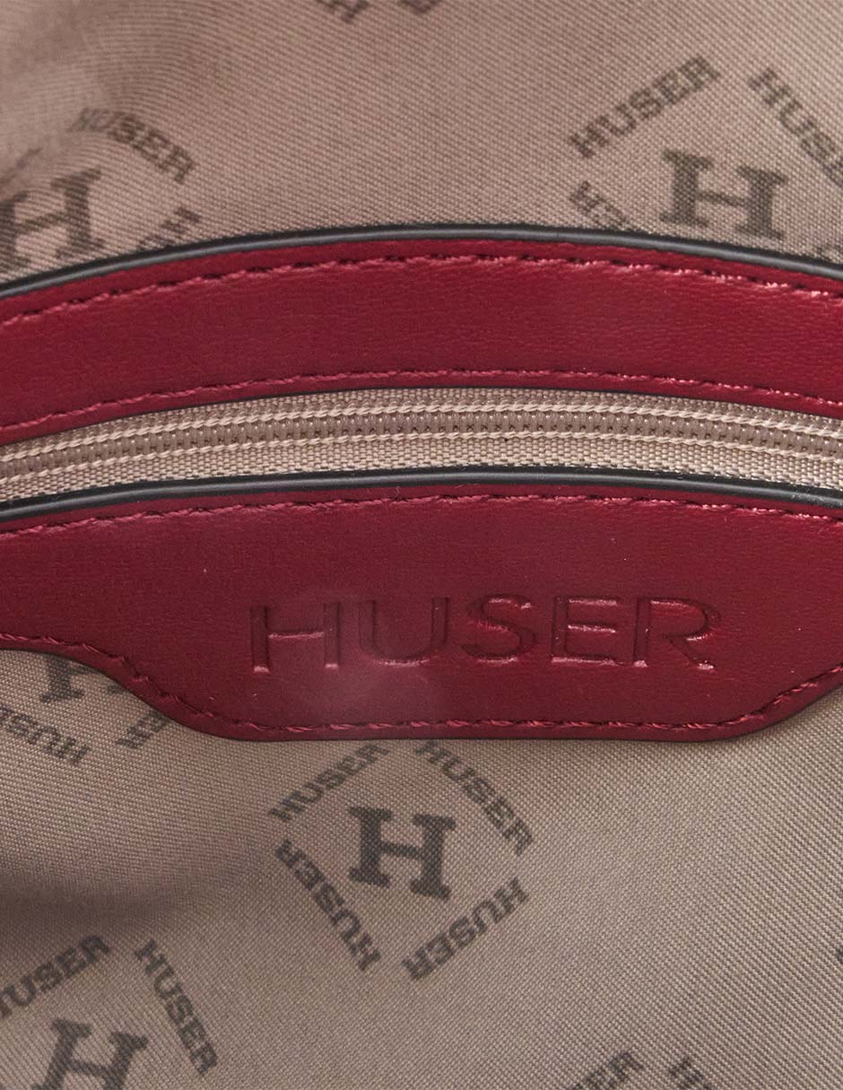 Bolsa satchel Huser Basics para mujer