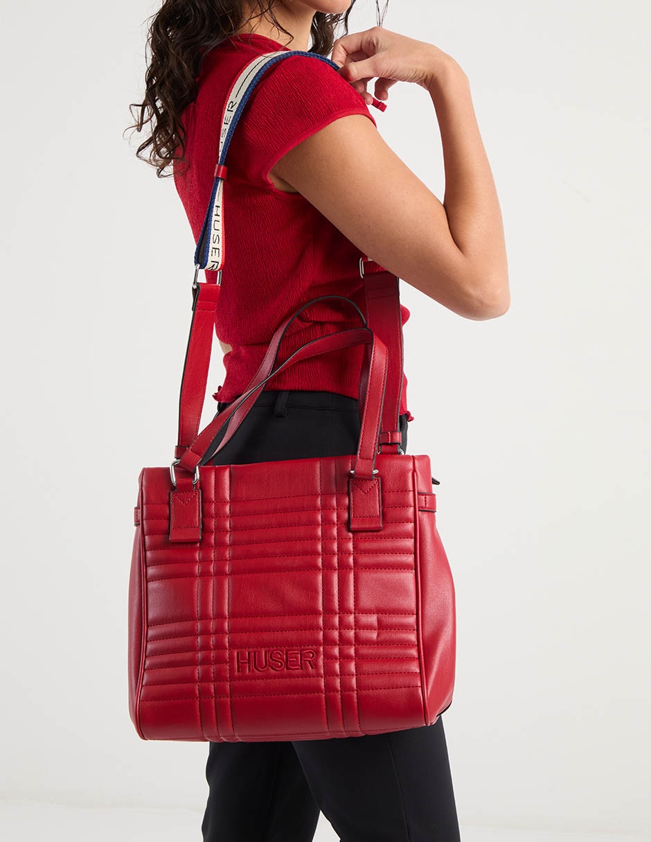 Bolsa satchel Huser Basics para mujer