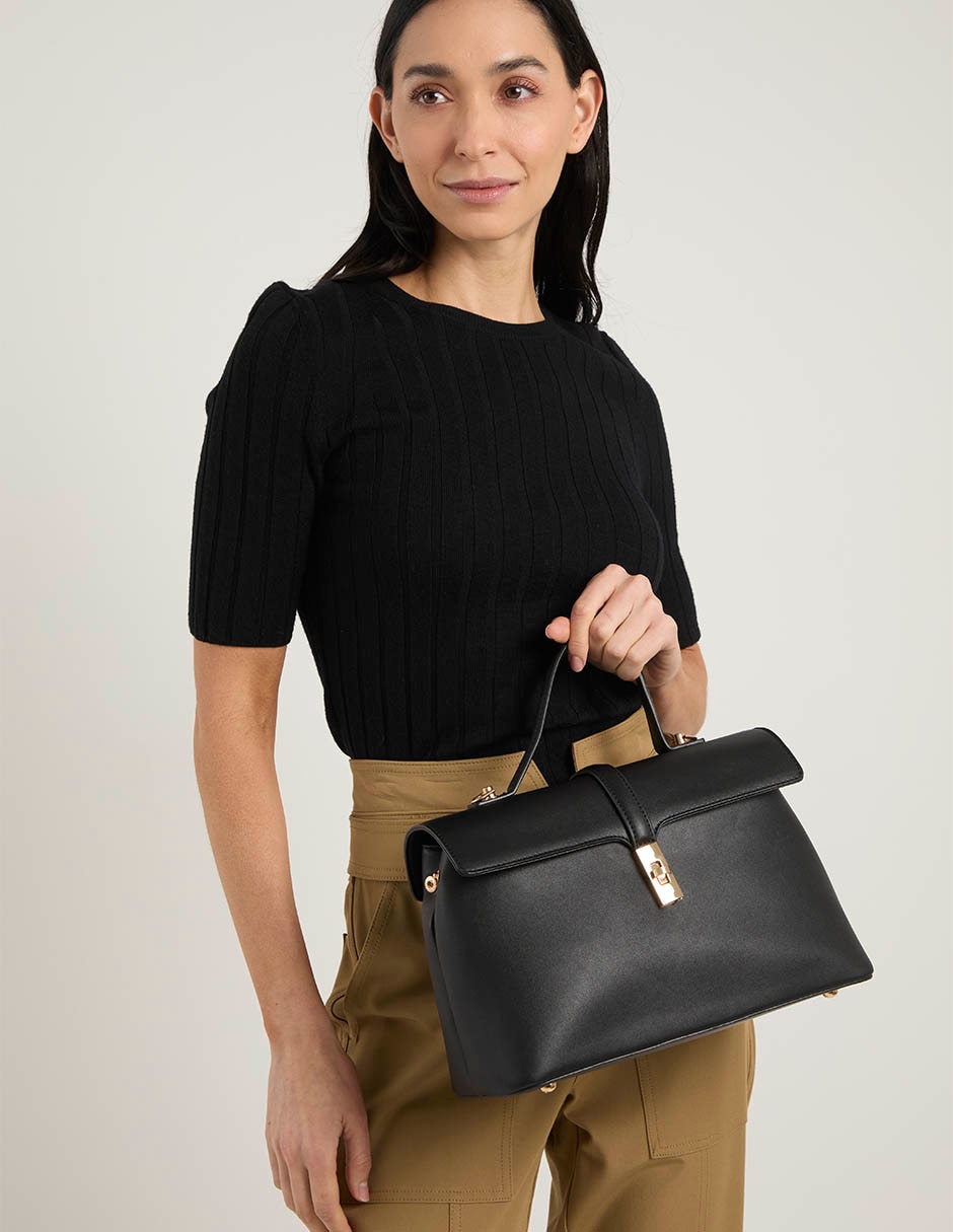 Bolsa satchel Map para mujer