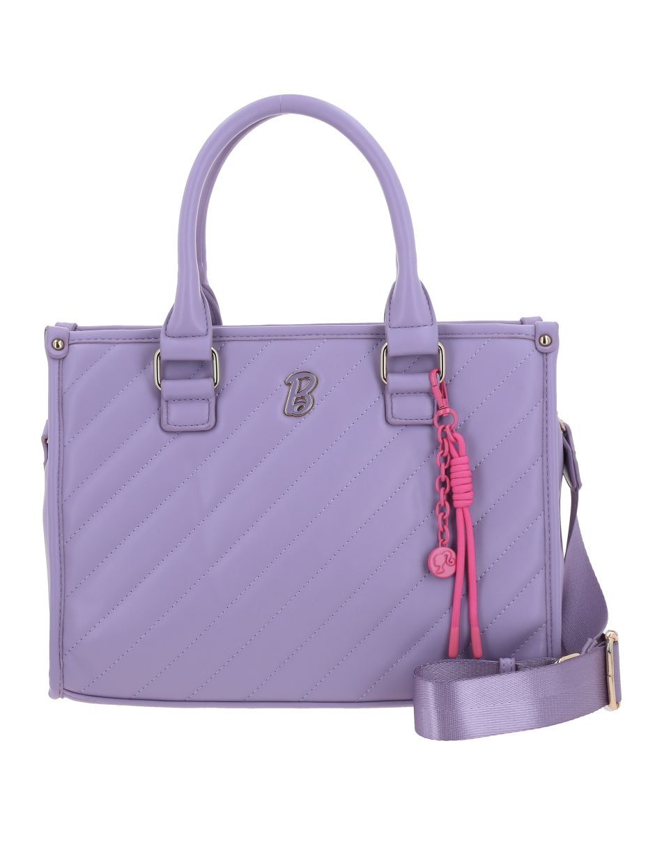 Bolsa satchel Carmin Barbie para mujer
