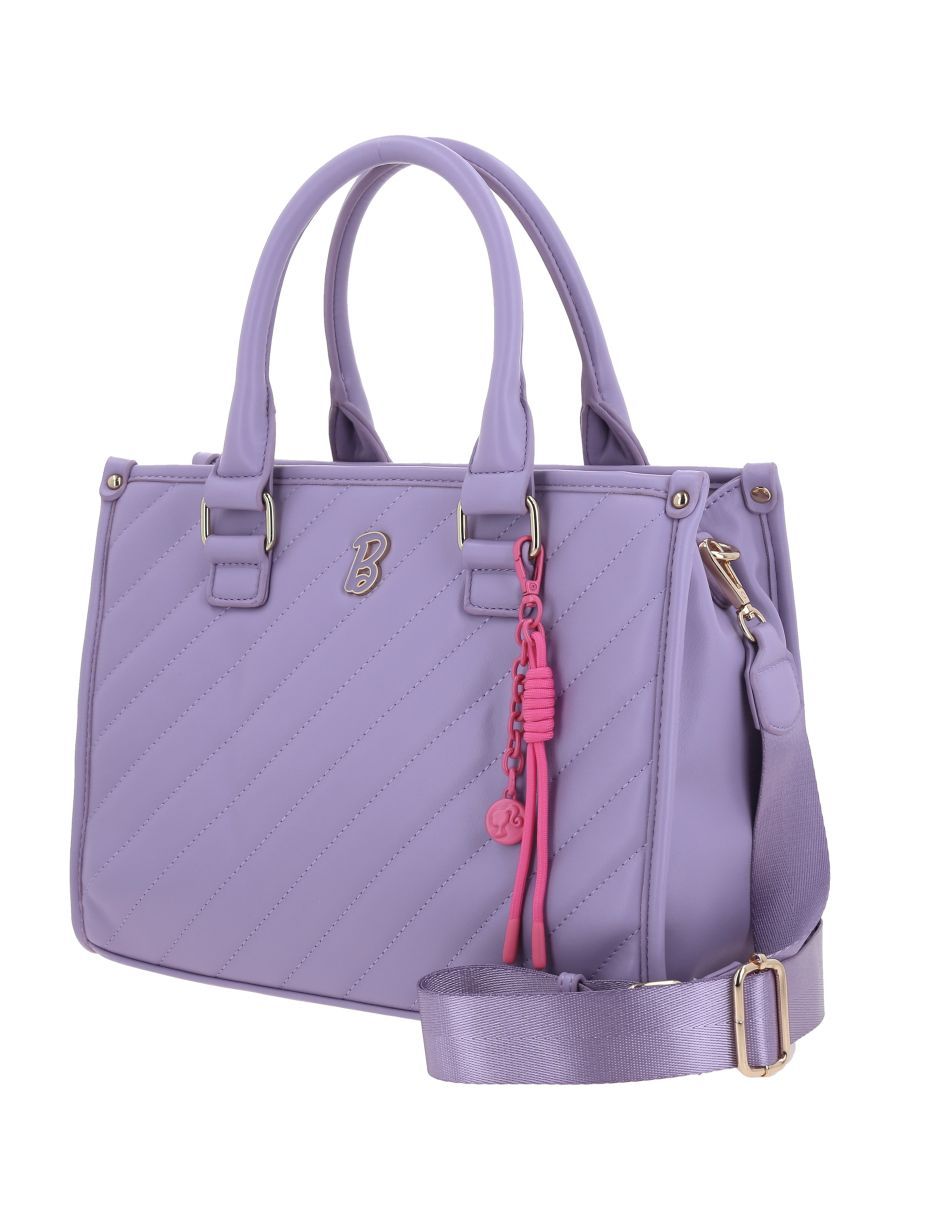 Bolsa satchel Carmin Barbie para mujer 2