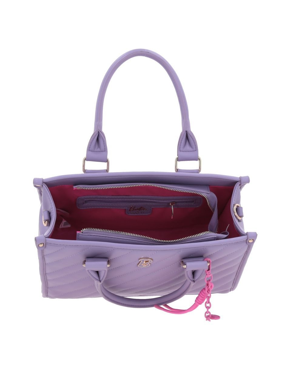 Bolsa satchel Carmin Barbie para mujer 7