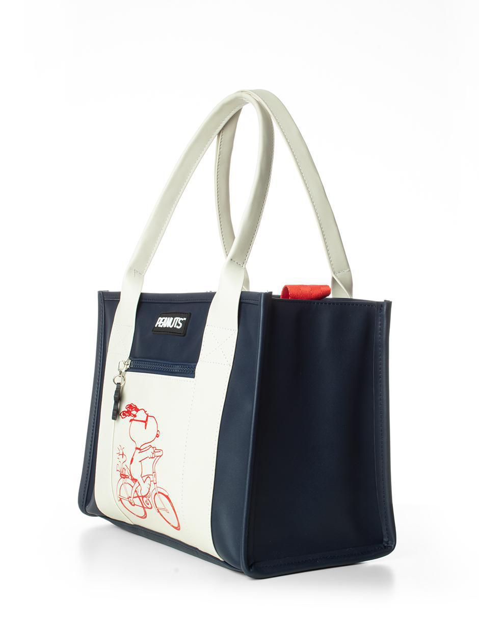 Bolsa tote Est Blue Snoopy para mujer 2