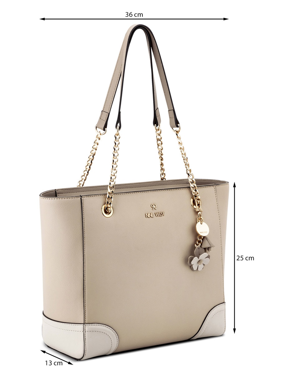 TOTE NINE WEST, BEIGE