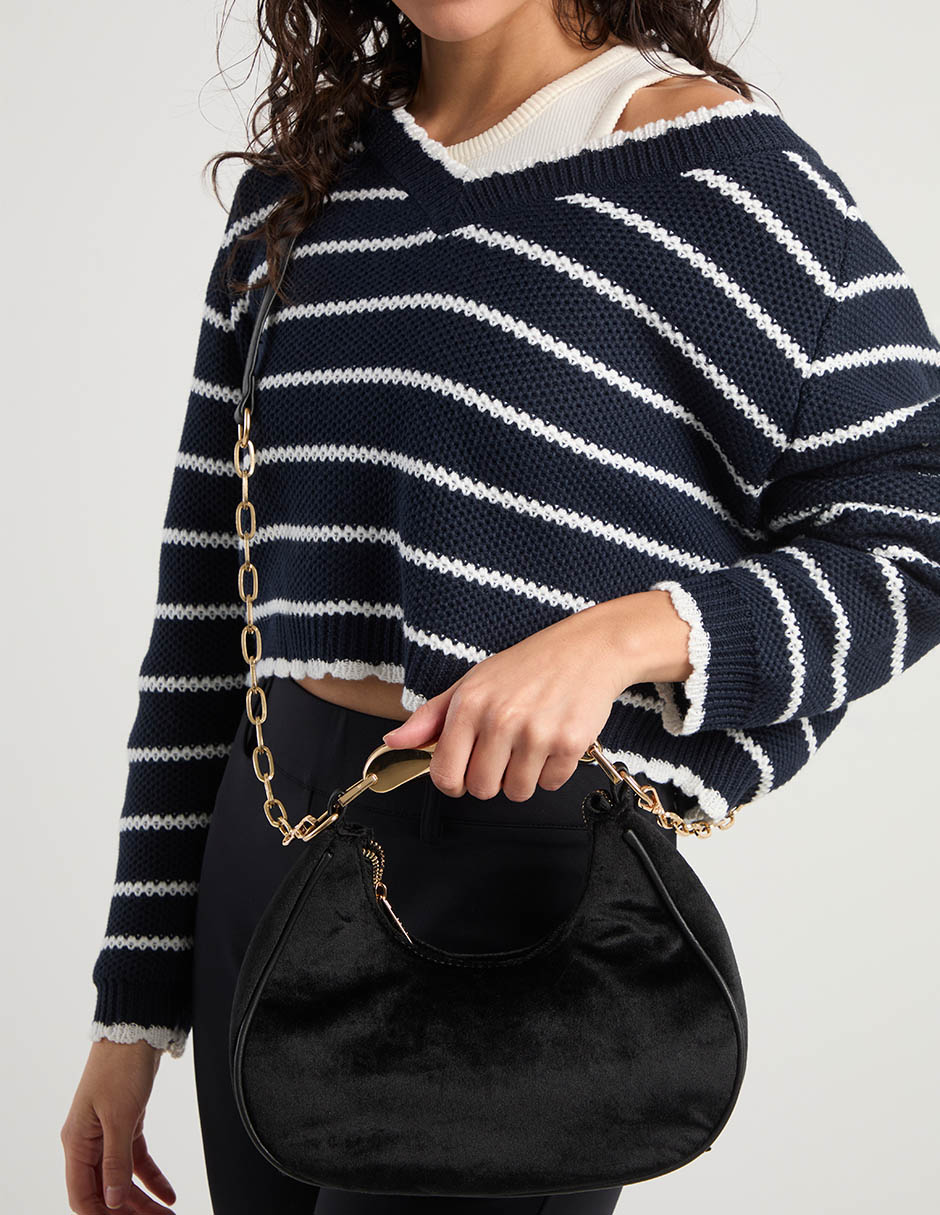 CROSSBODY MAP, NEGRO