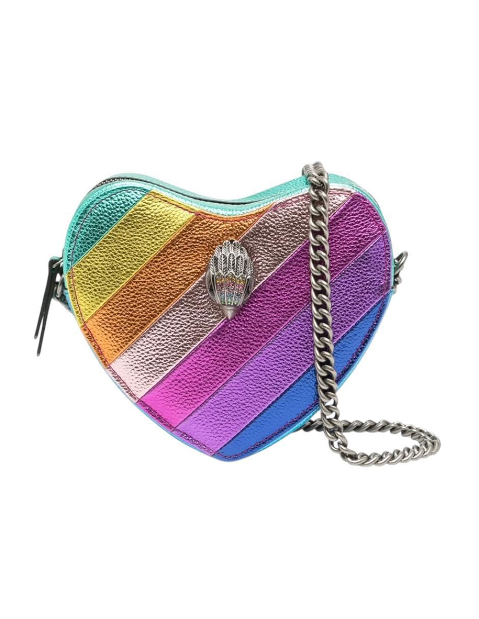 Bolsa crossbody de cuero para mujer