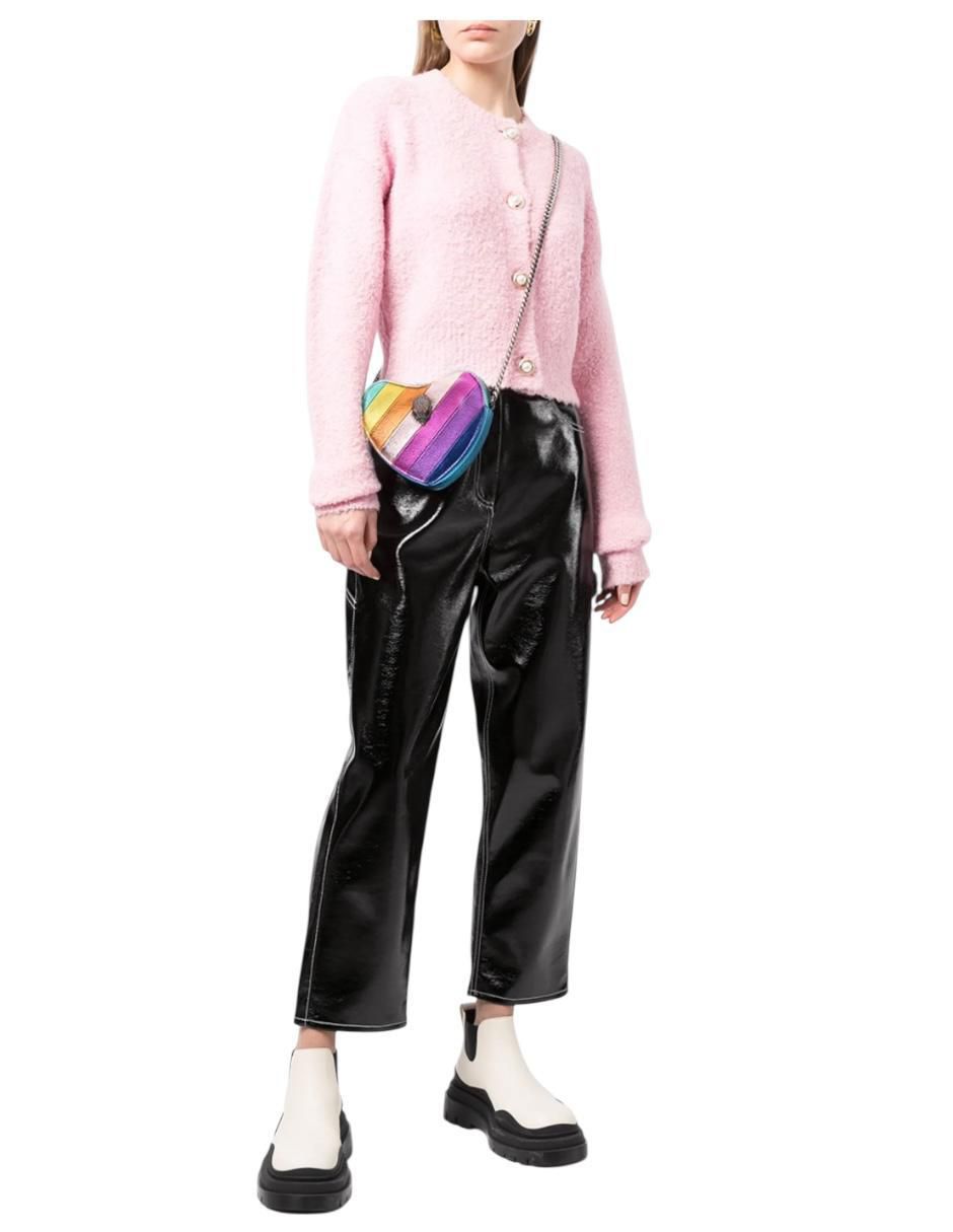 Bolsa crossbody de cuero para mujer 5