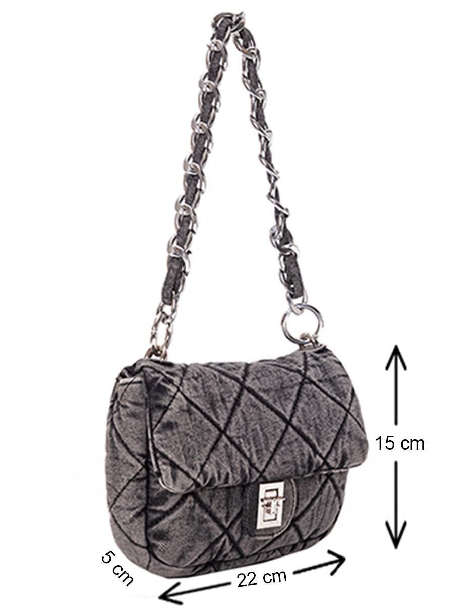 Bolsa shoulder Denim para mujer 4