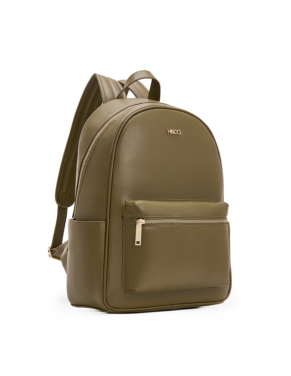 MOCHILA H&CO BACKPACK 766, VERDE OLIVO