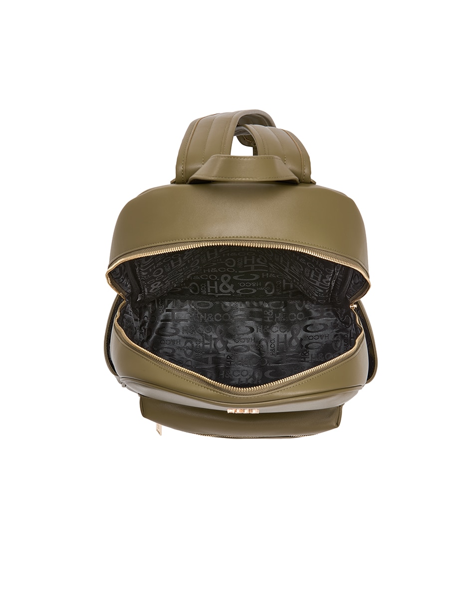 MOCHILA H&CO BACKPACK 766, VERDE OLIVO