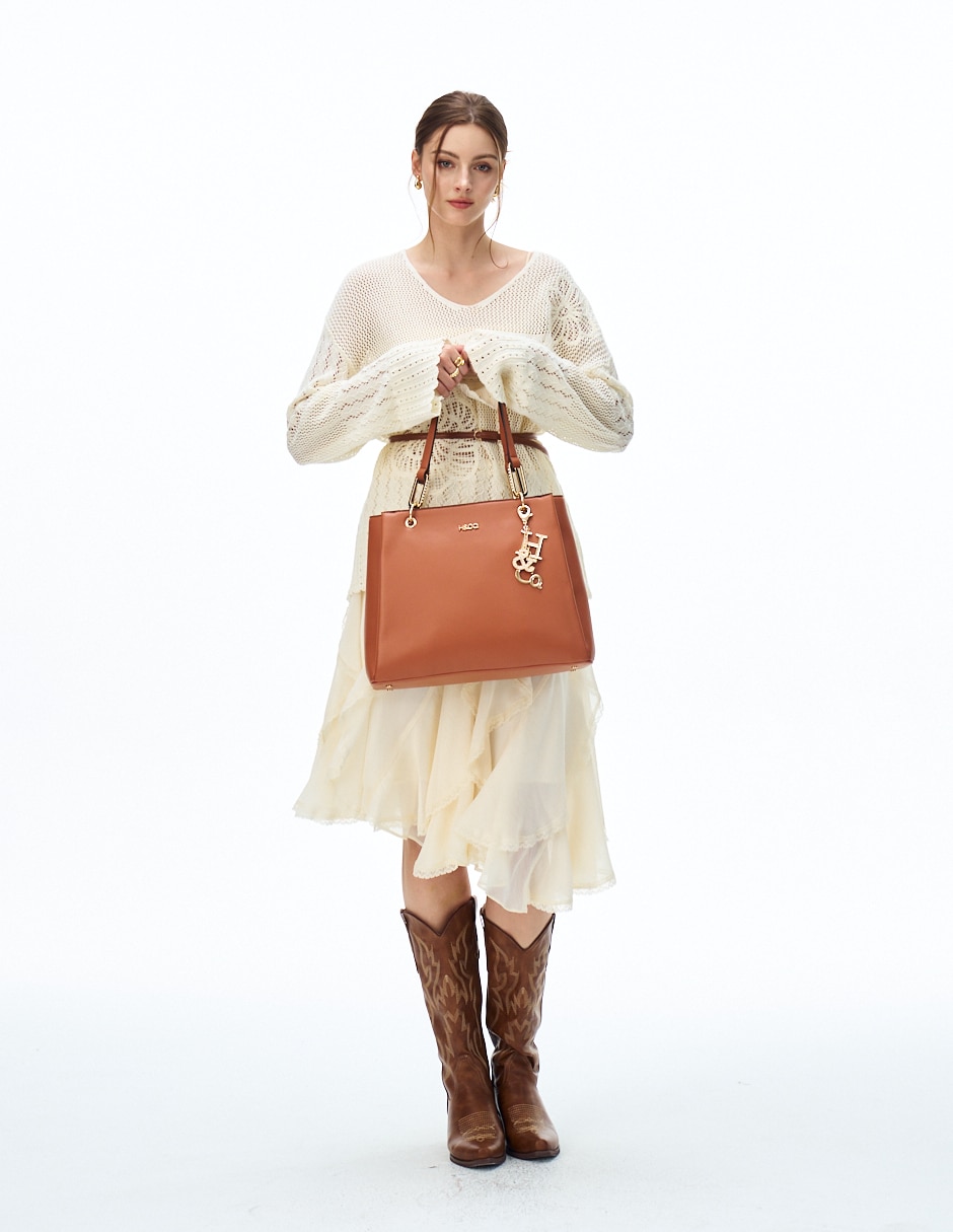 Bolsa satchel Beatrice para mujer 7