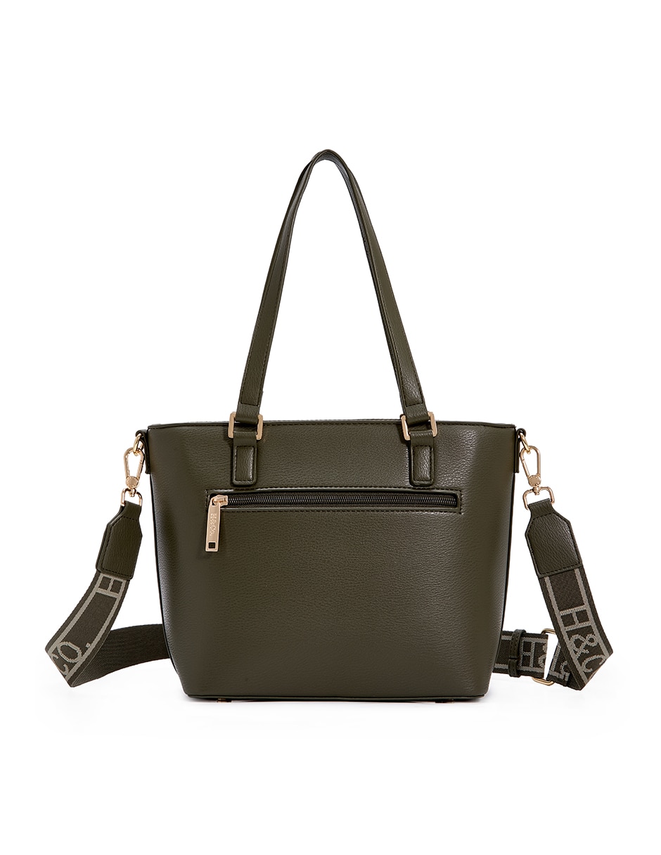 SATCHEL H&CO, VERDE OLIVO