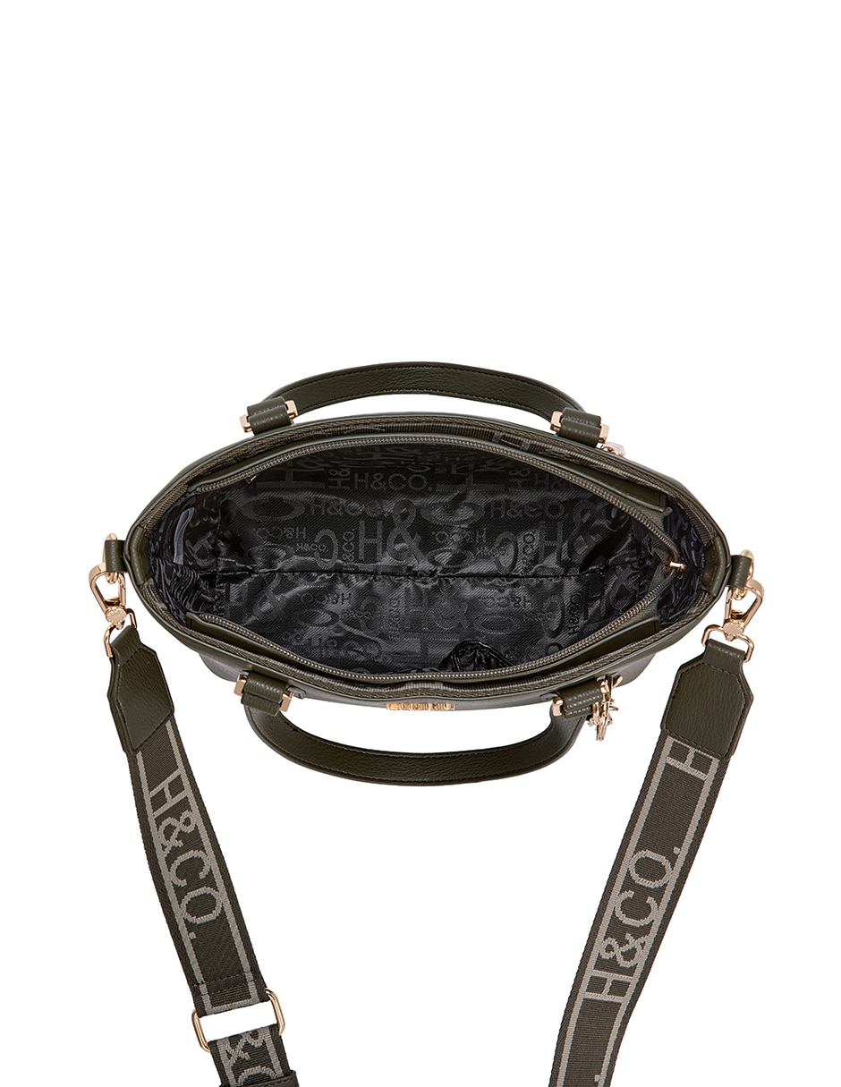 SATCHEL H&CO, VERDE OLIVO