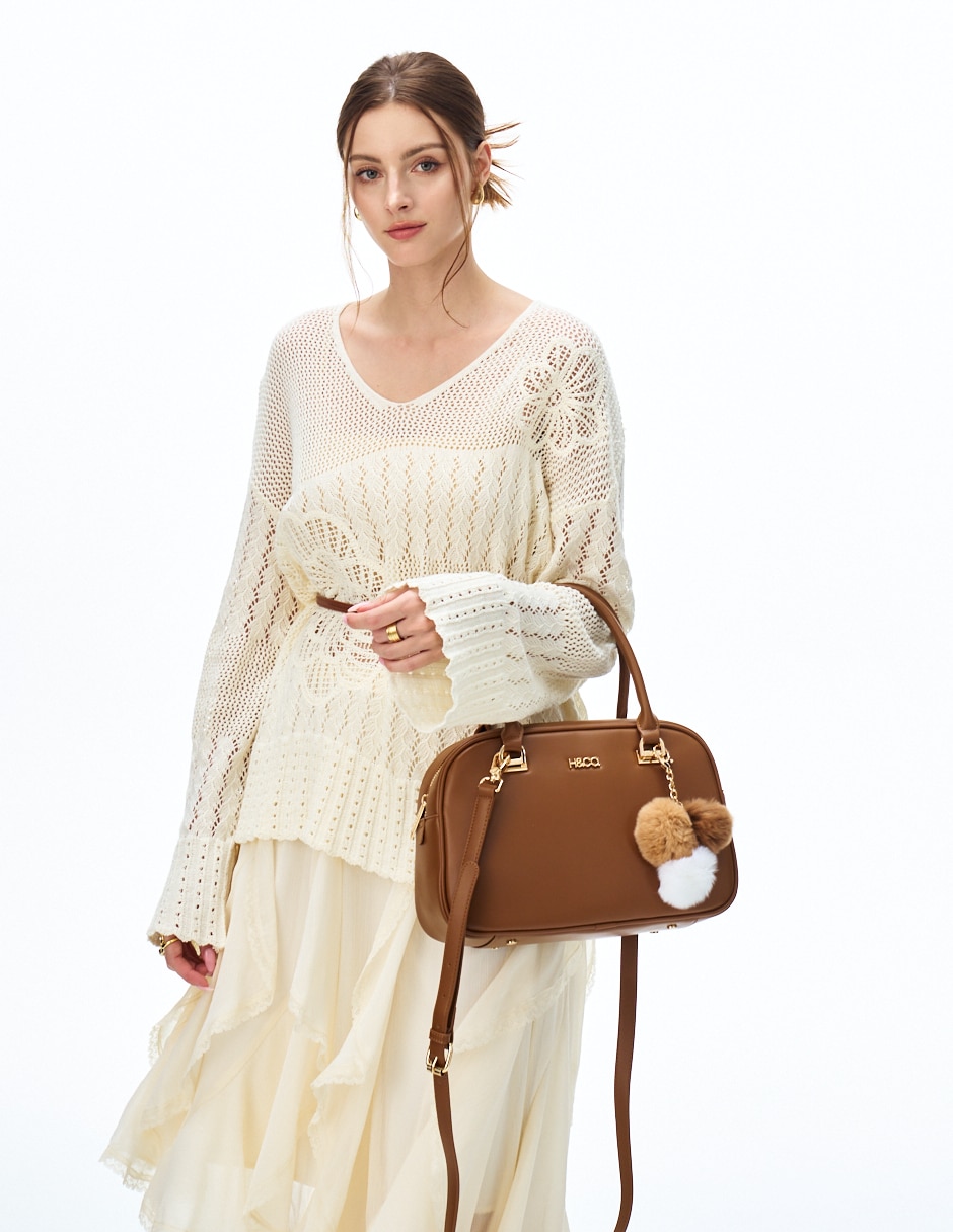 Bolsa satchel Isabella para mujer 5
