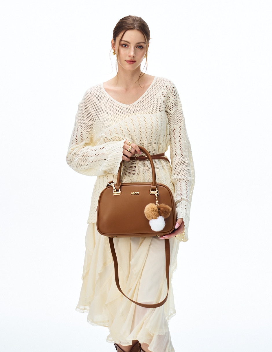 Bolsa satchel Isabella para mujer 6