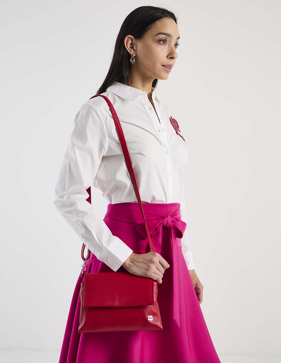 Bolsa crossbody de piel para mujer 5