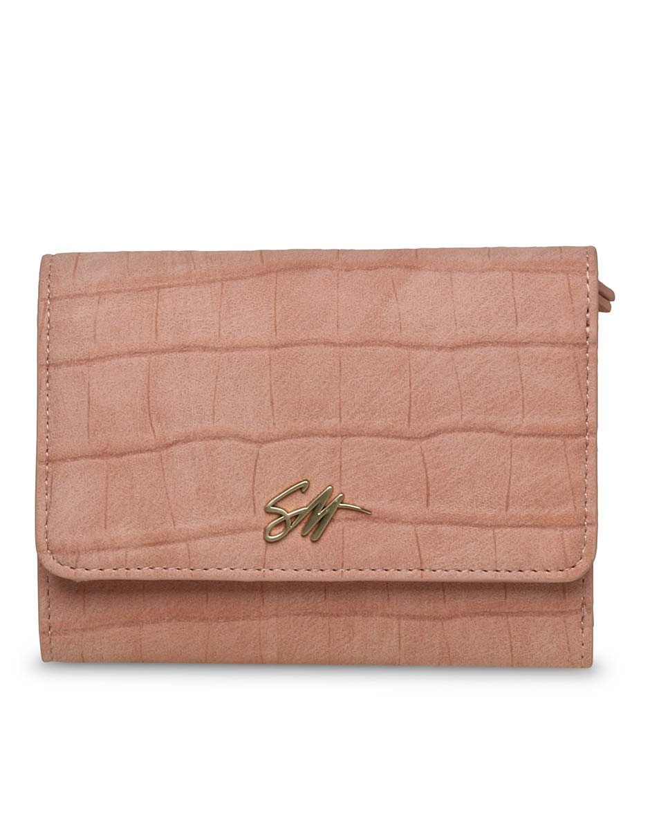 CARTERA STEVE MADDEN CARTE, ROSA CLARO
