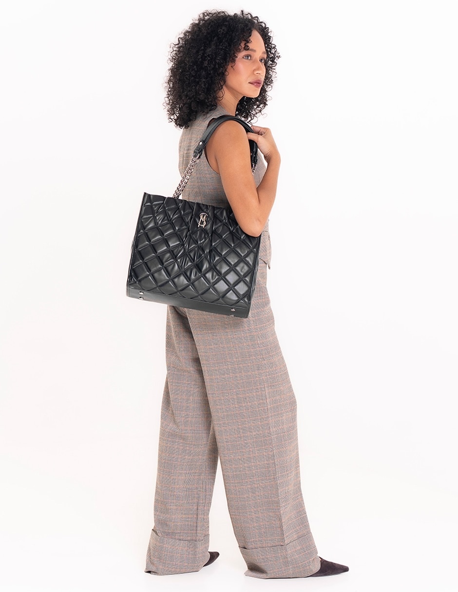 TOTE STEVE MADDEN, NEGRO