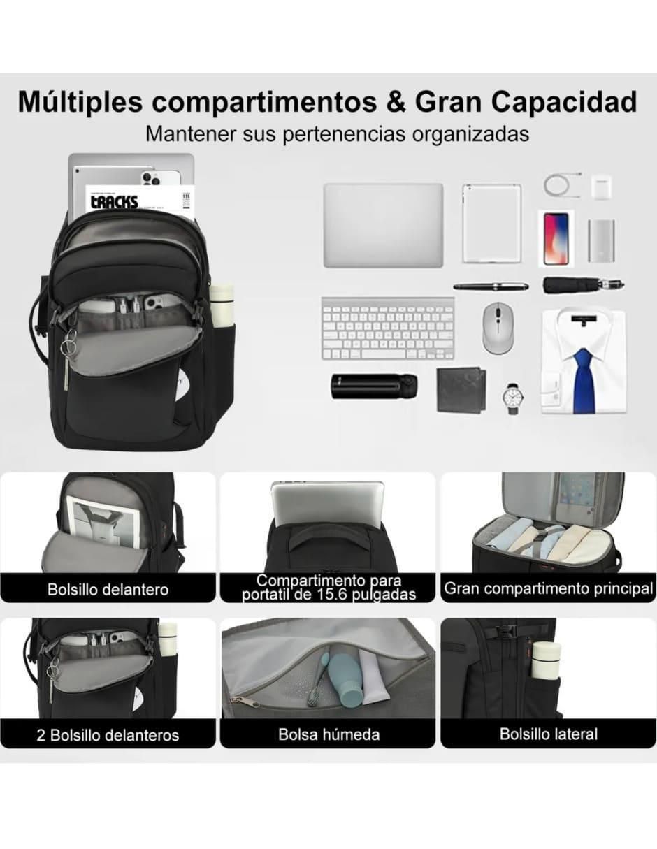 Mochila con portalaptop impermeable unisex 2