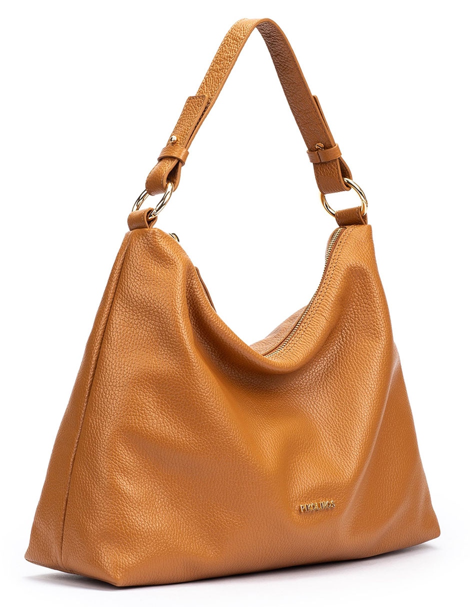 Bolsa hobo Beget de piel para mujer 6